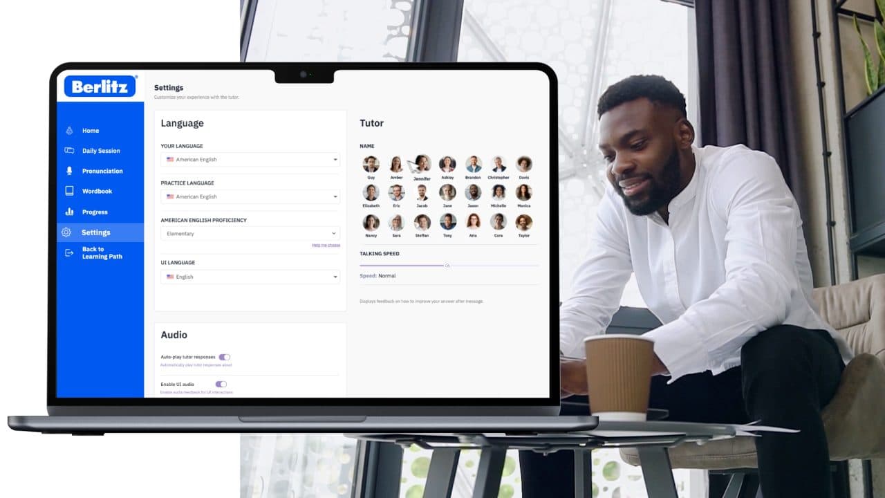 Berlitz Global · MyBerlitz Speaking Tutor Explainer, image 4 of 4