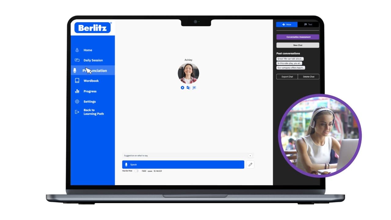 Berlitz Global · MyBerlitz Speaking Tutor Explainer, image 2 of 4