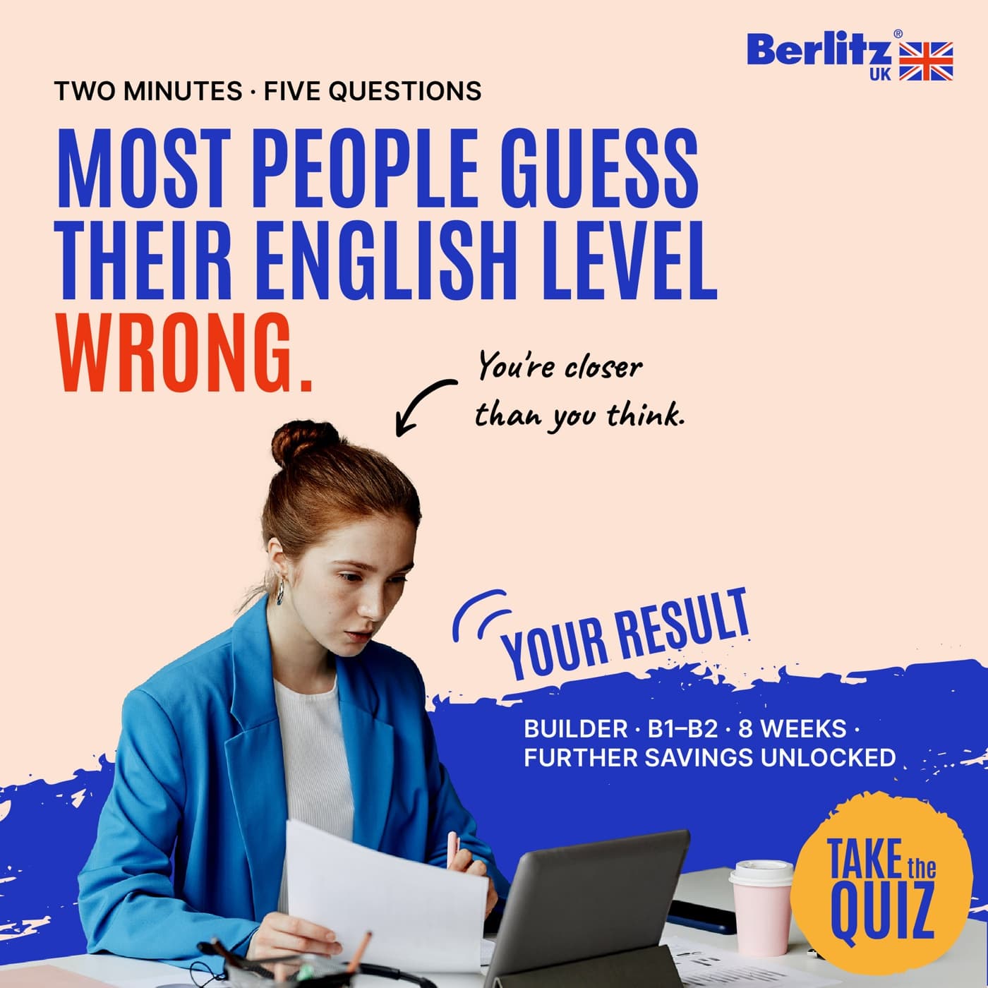 Annonce quiz de niveau