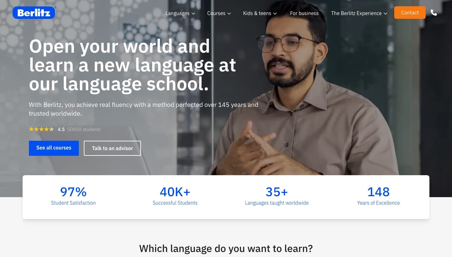 Berlitz India · Self-Serve Ecommerce