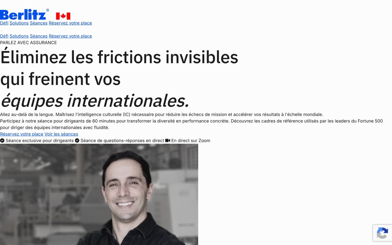 Journée portes ouvertes, la versión en francés
