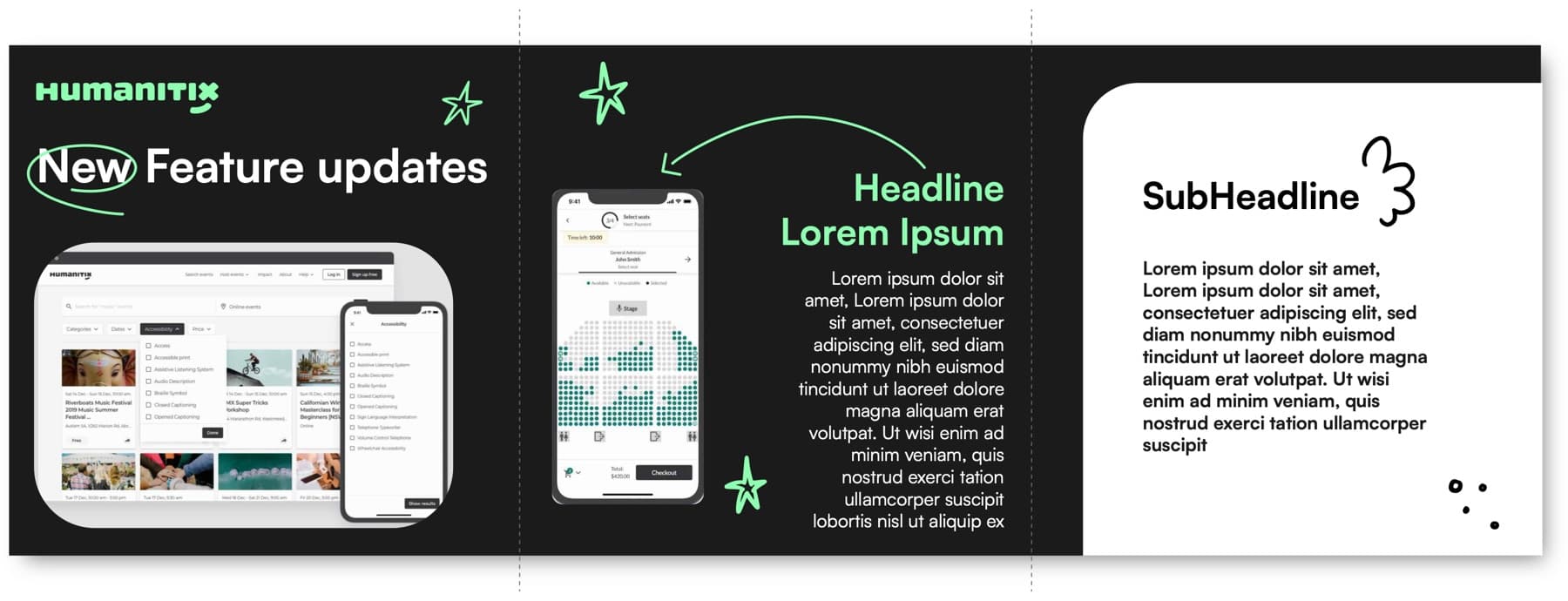 Feature update carousel