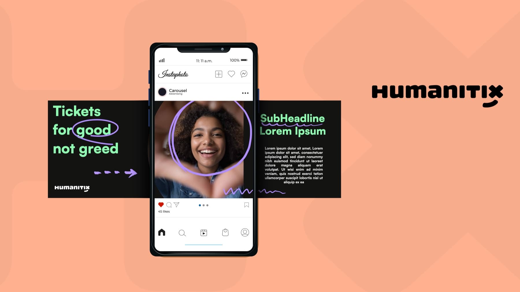 Carousel in feed
