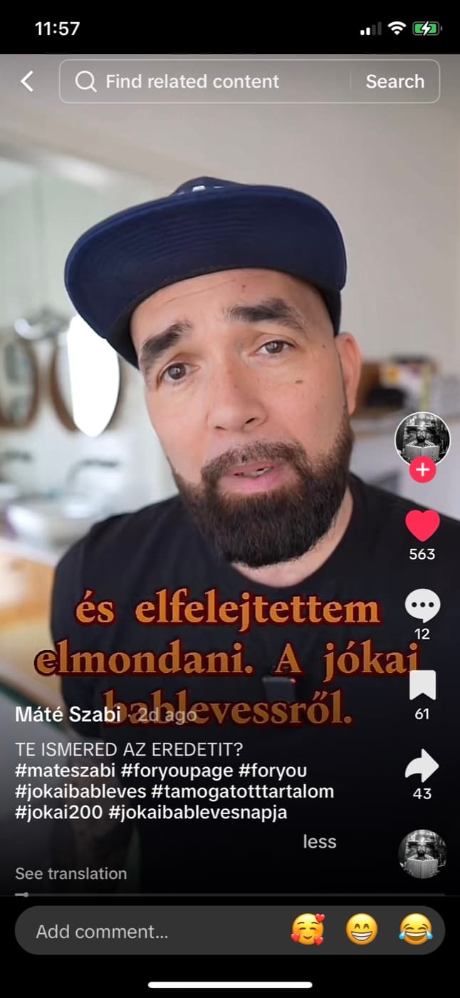 Jókai 200 · Bean Soup Day Influencer Campaign, image 4 of 13
