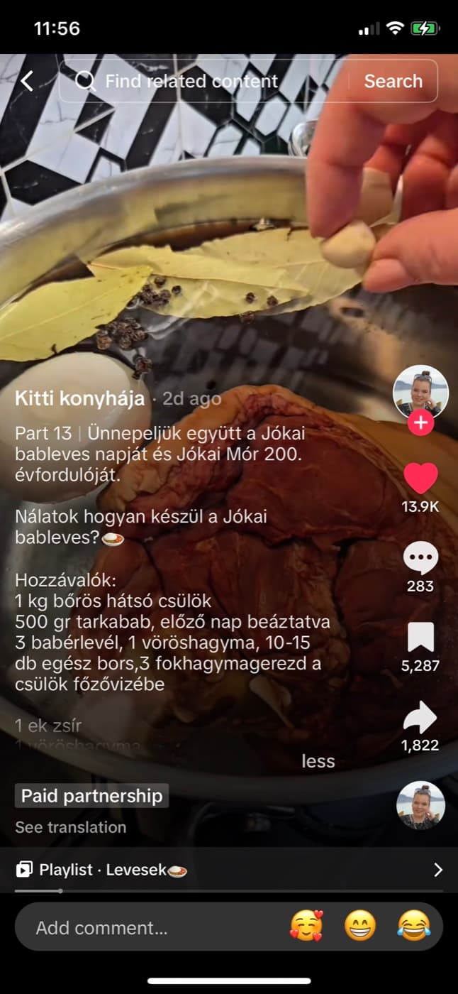 Jókai 200 · Bean Soup Day Influencer Campaign, image 1 of 13