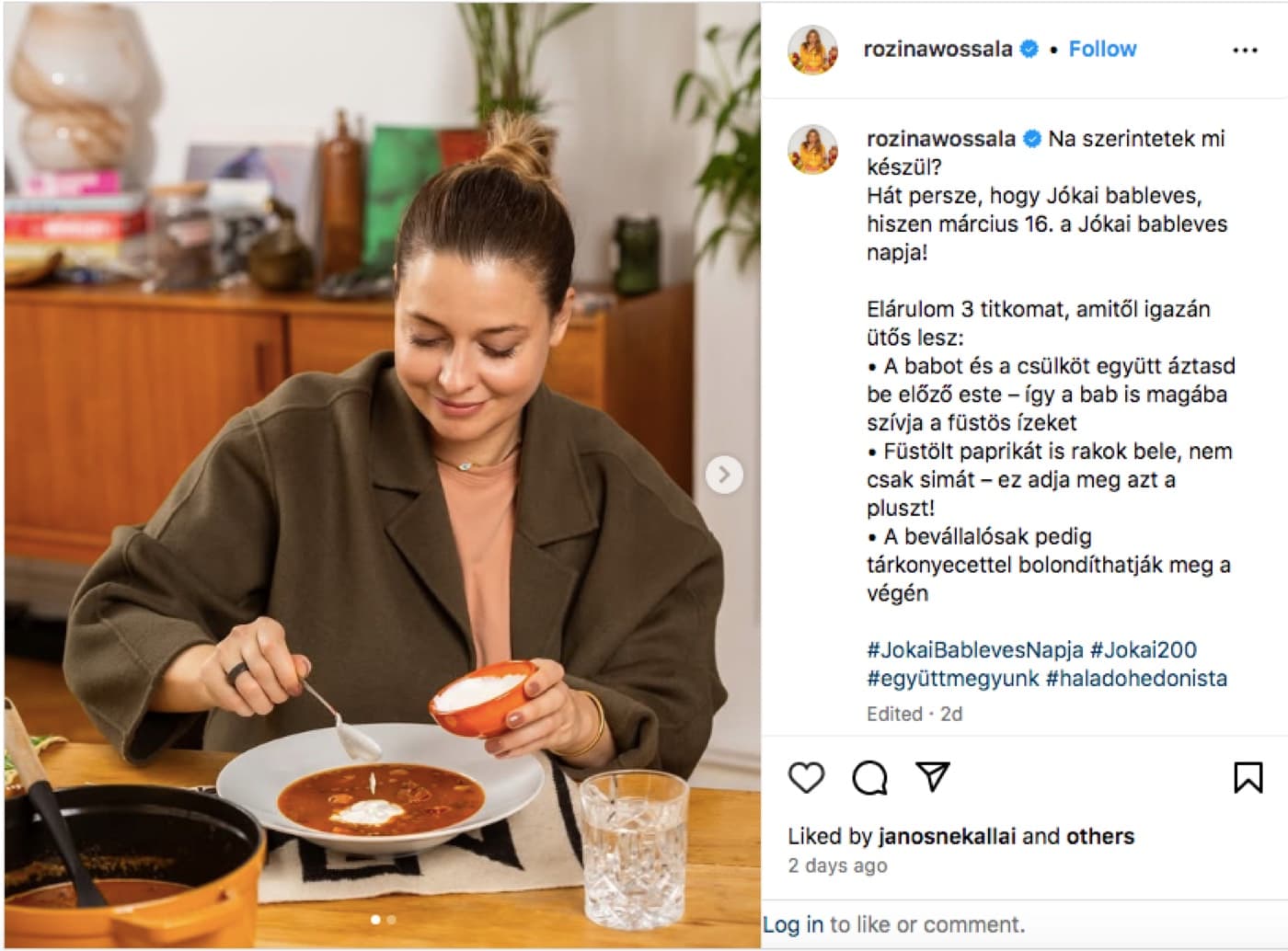Jókai 200 · Bean Soup Day Influencer Campaign, image 10 of 13