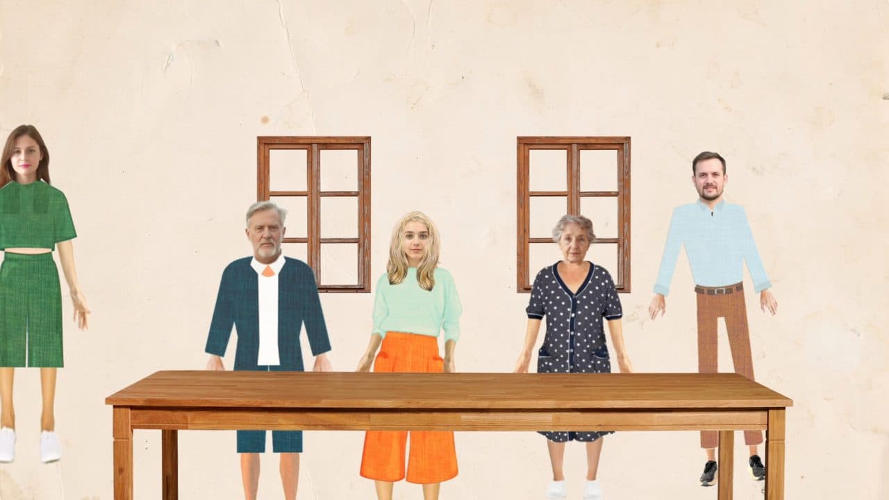 The 16 March film: a table for everyone