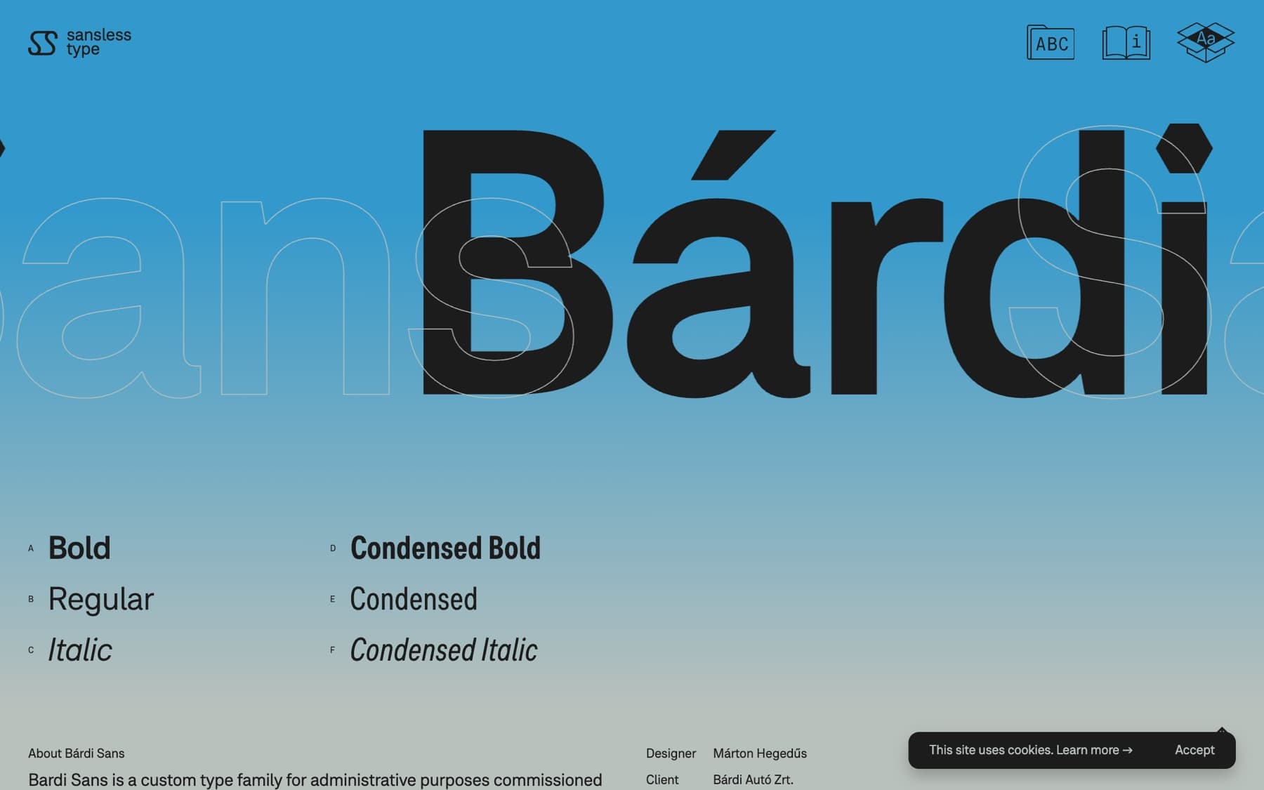 Sansless · Type Foundry Site, image 3 of 8