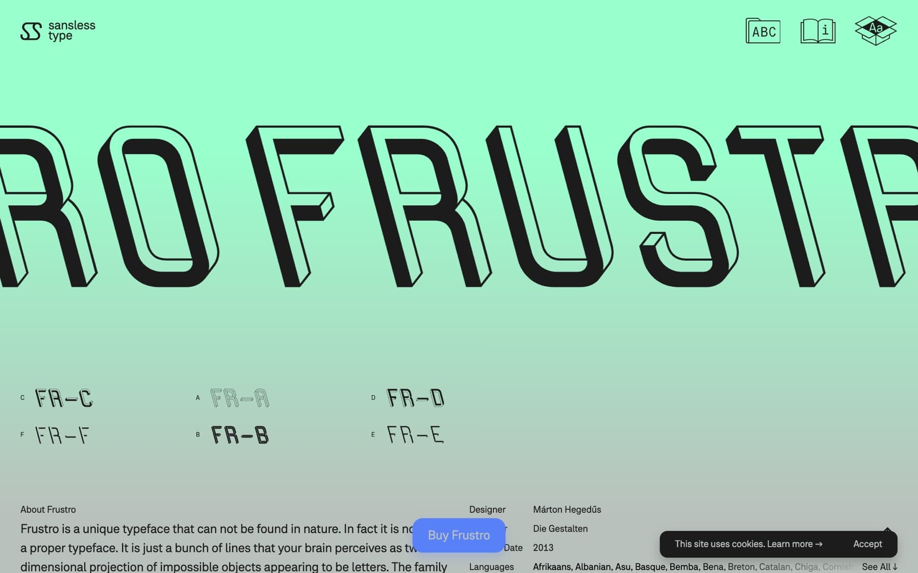 Sansless · Type Foundry Site, image 4 of 8