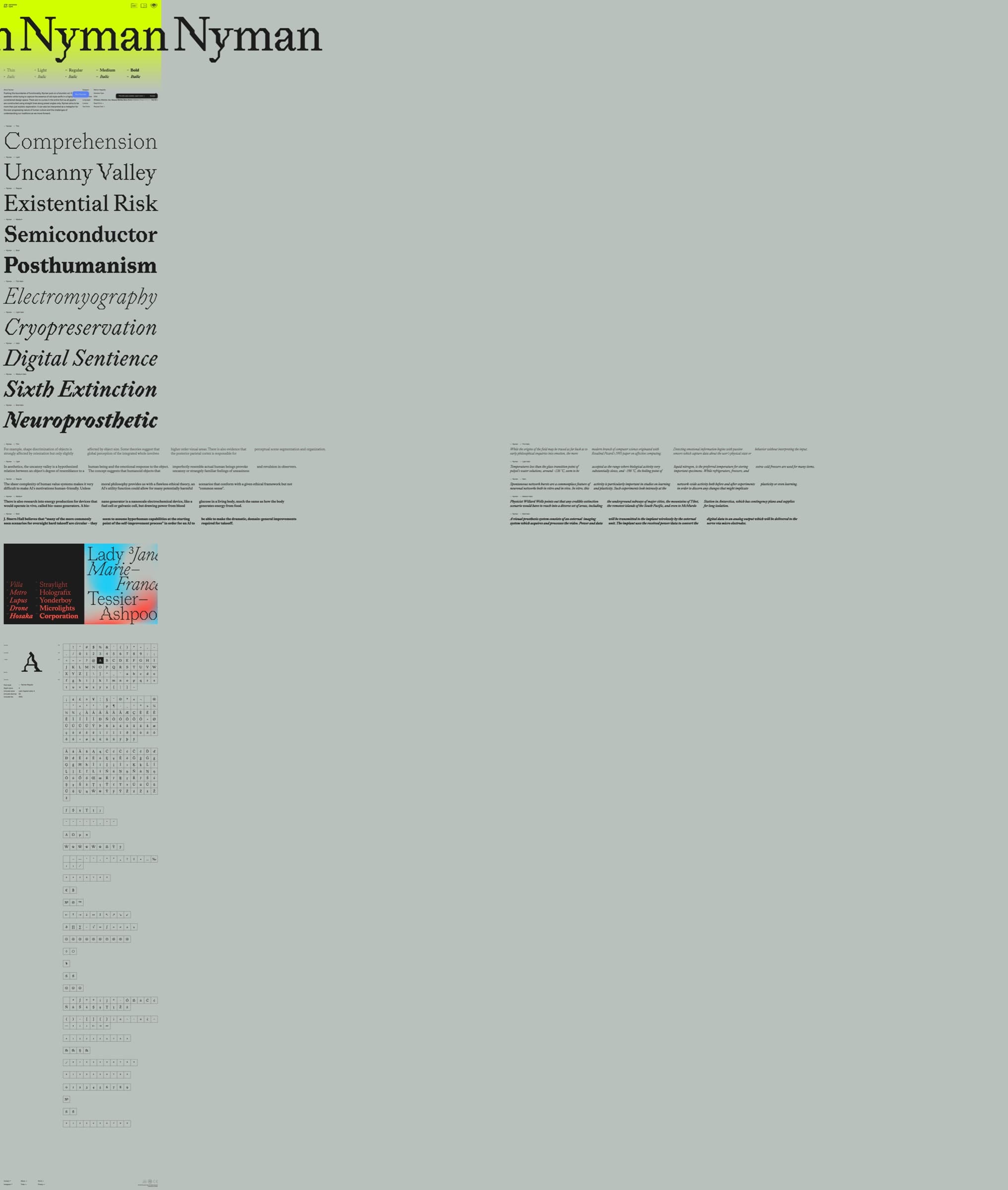 Sansless · Type Foundry Site, image 7 of 8