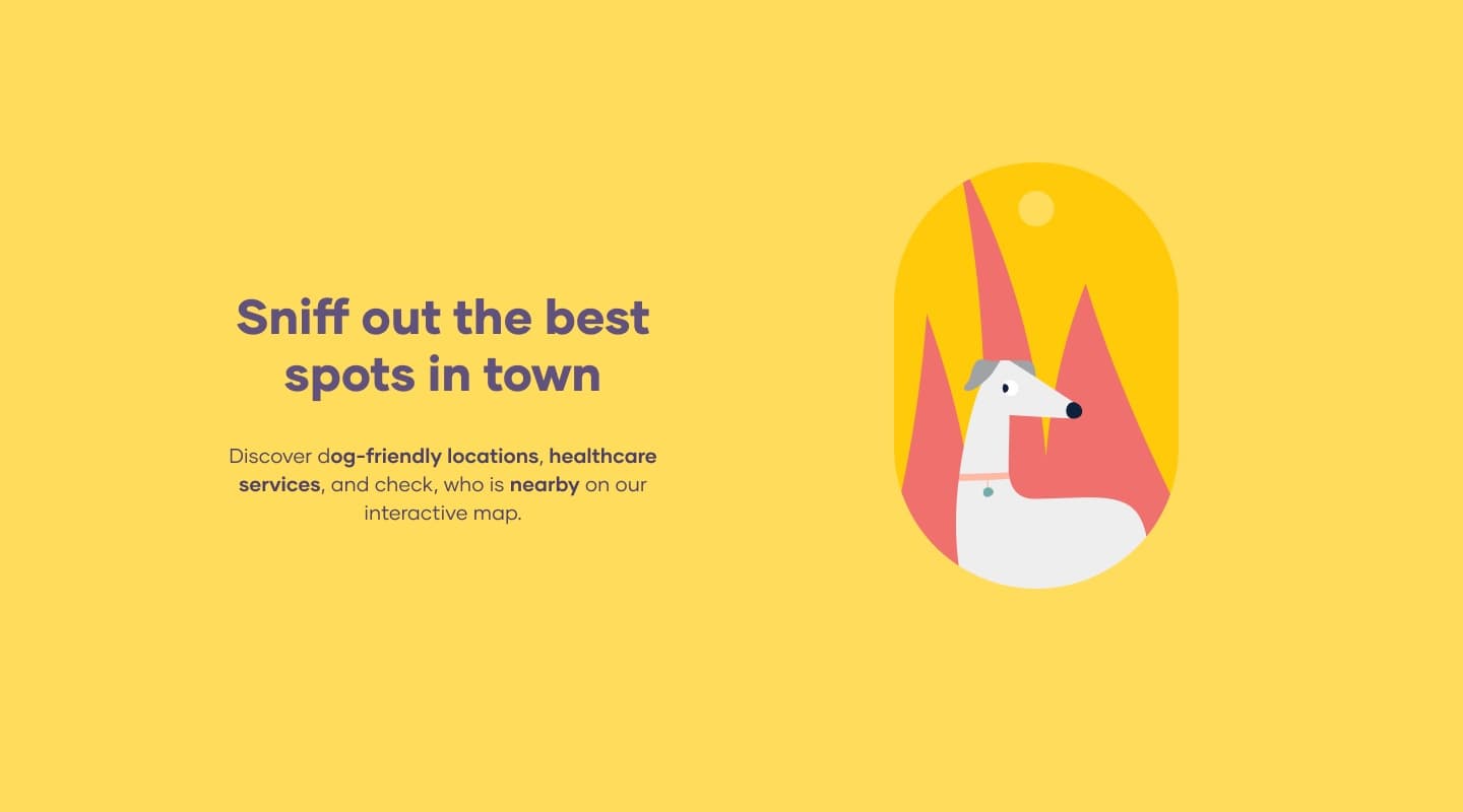 Onboarding: sniff out the best spots in town